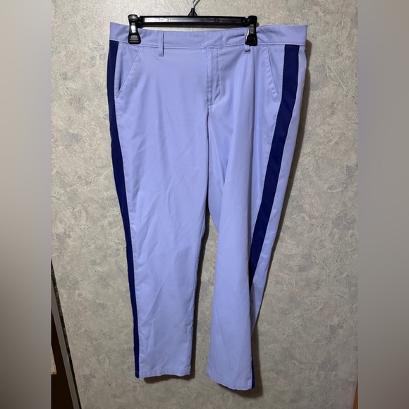 Lady Hagen Womens Magnolia Side Stripe Ankle Pant Size 14 Golf small spot - Picture 1 of 6